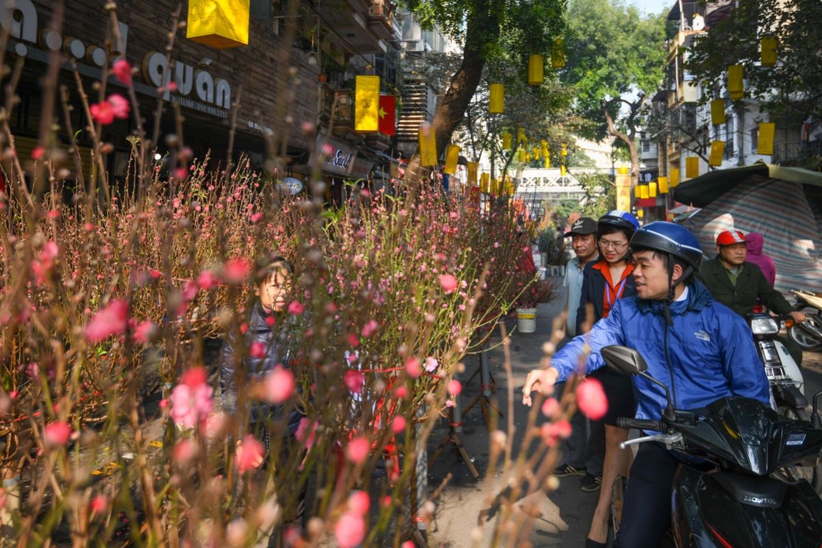 Flower Street Hanoi (Hang Luoc Street)