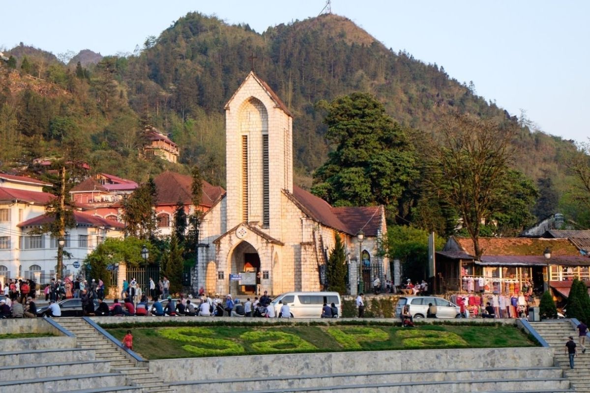 Explore the culture of Sapa Stone Church after Sapa Vietnam War