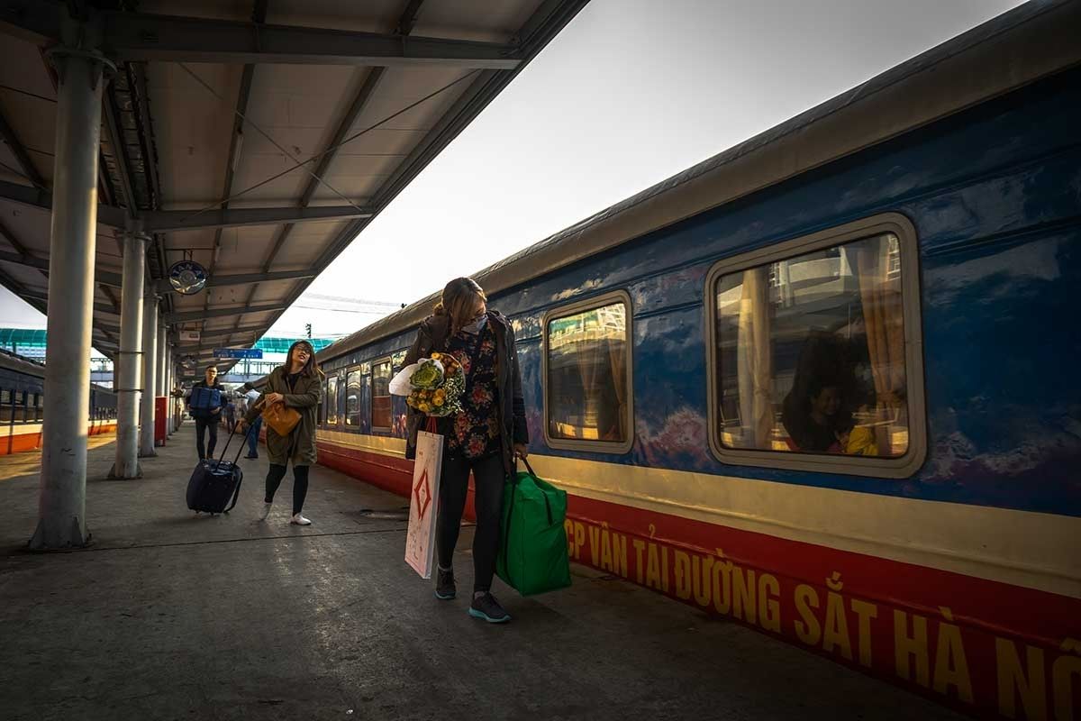 Experience breathtaking mountain views Hanoi Railway Station with Hanoi to Mu Cang Chai train