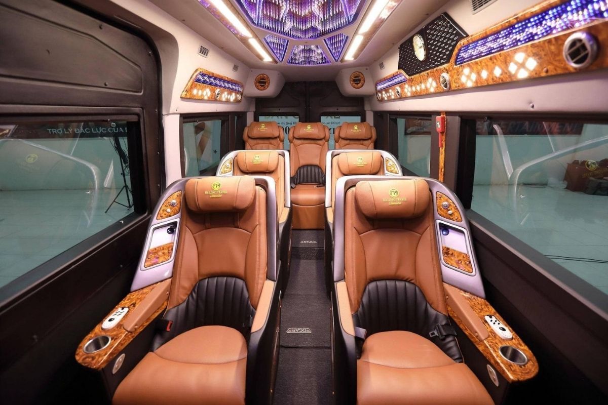 Discover the scenic journey from Ninh Binh to Pu Luong by Limousine Bus