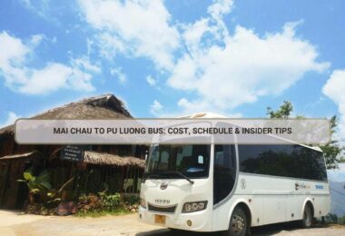 Mai Chau to Pu Luong Bus