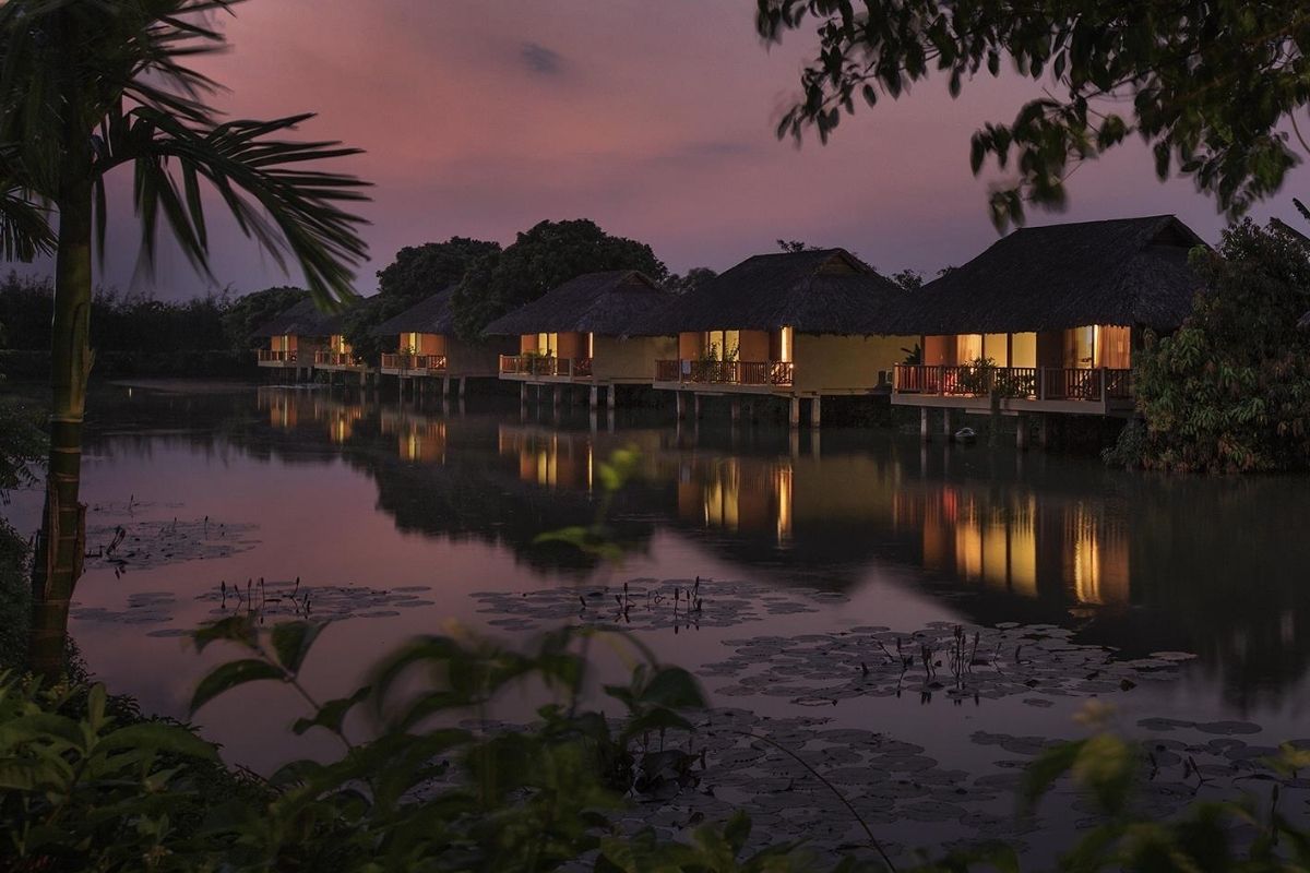 River View Bungalow in Mekong Riverside Resort Vietnam
