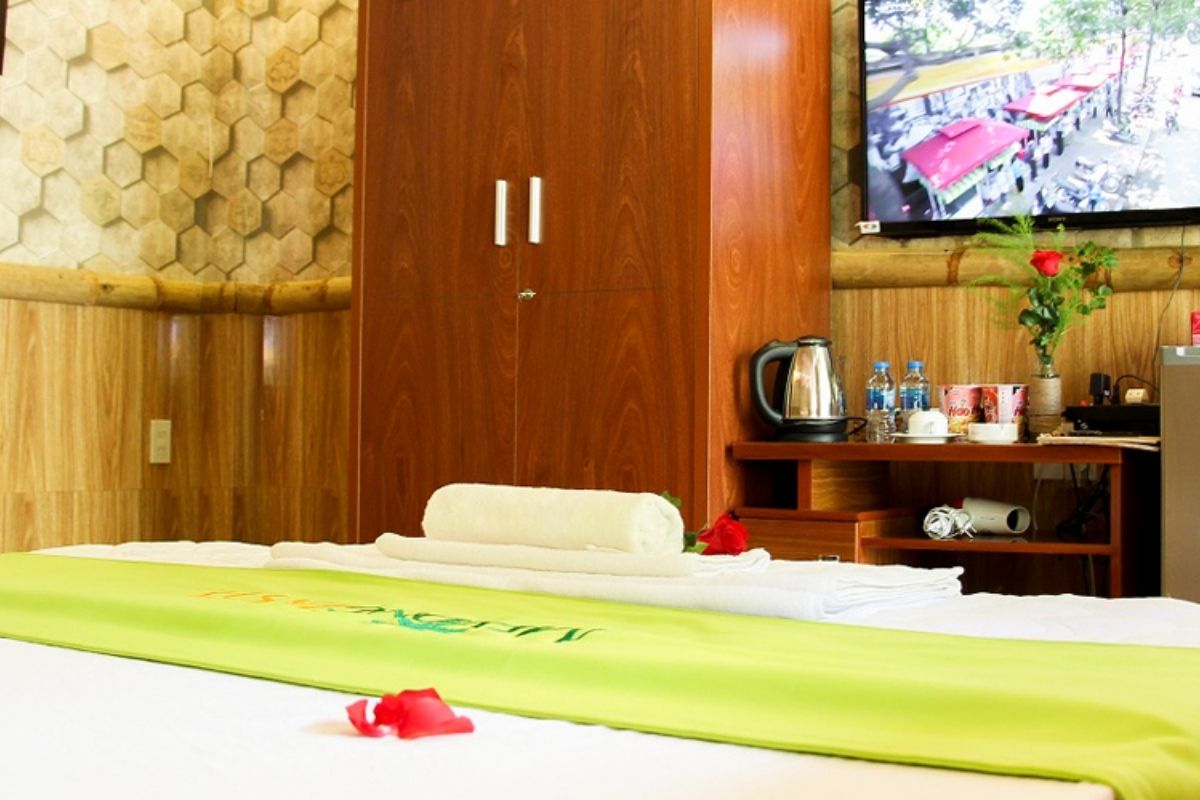High-Quality Linen in Mekong Taste Bungalow