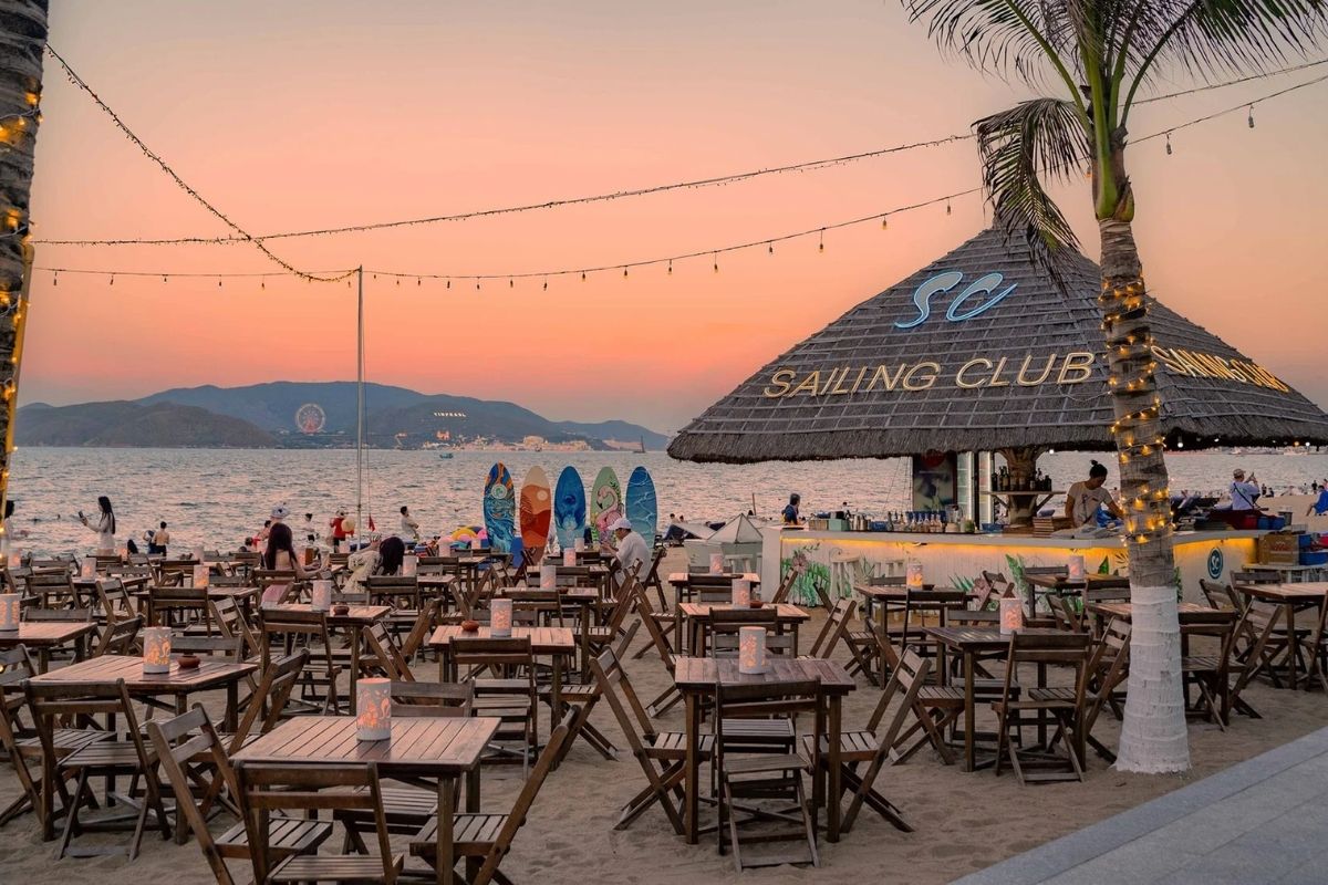 Enjoy in Nha Trang Sailing Club with Nha Trang Beach Sunset