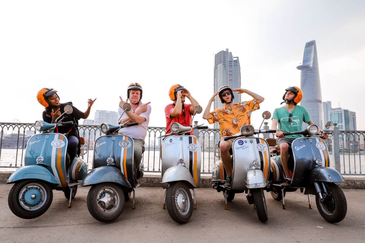 Ride Saigon Vespa Tour Sunset