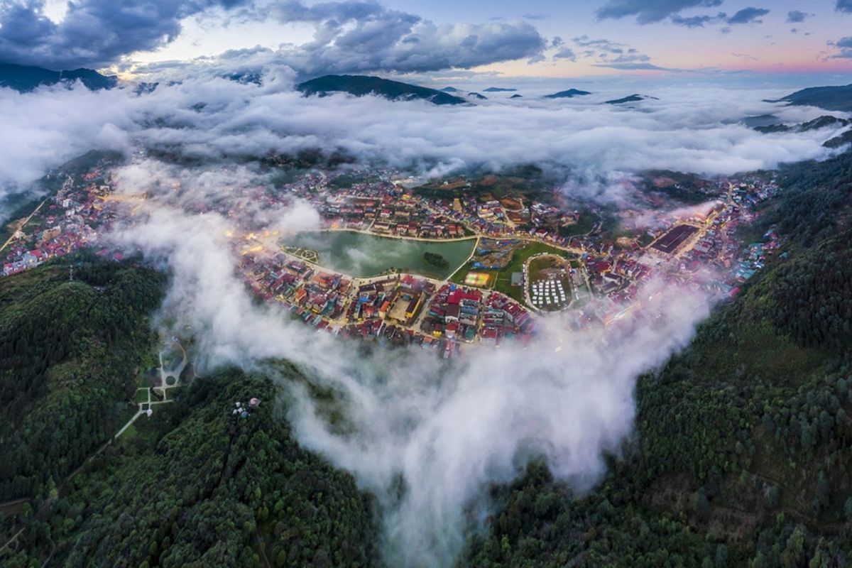 Experience the magical charm of Sapa foggy in Ham Rong Mountain 