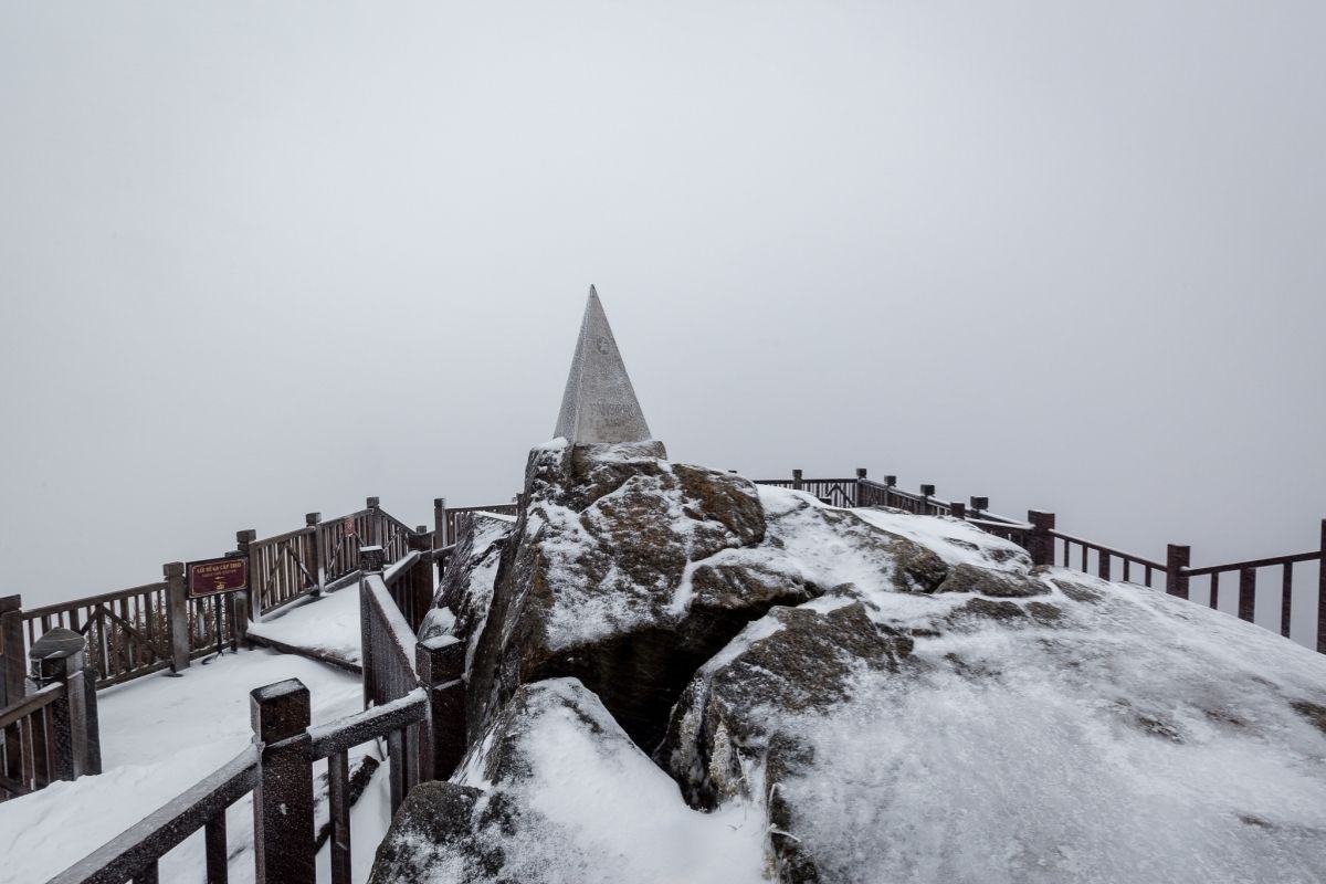 Fansipan Mountain in Sapa Vietnam Winter