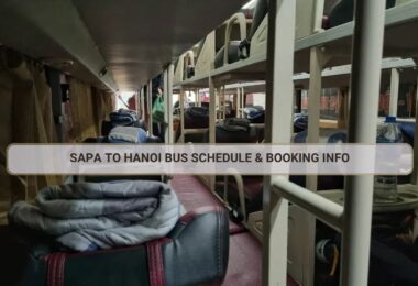 Sapa to Hanoi bus timetable