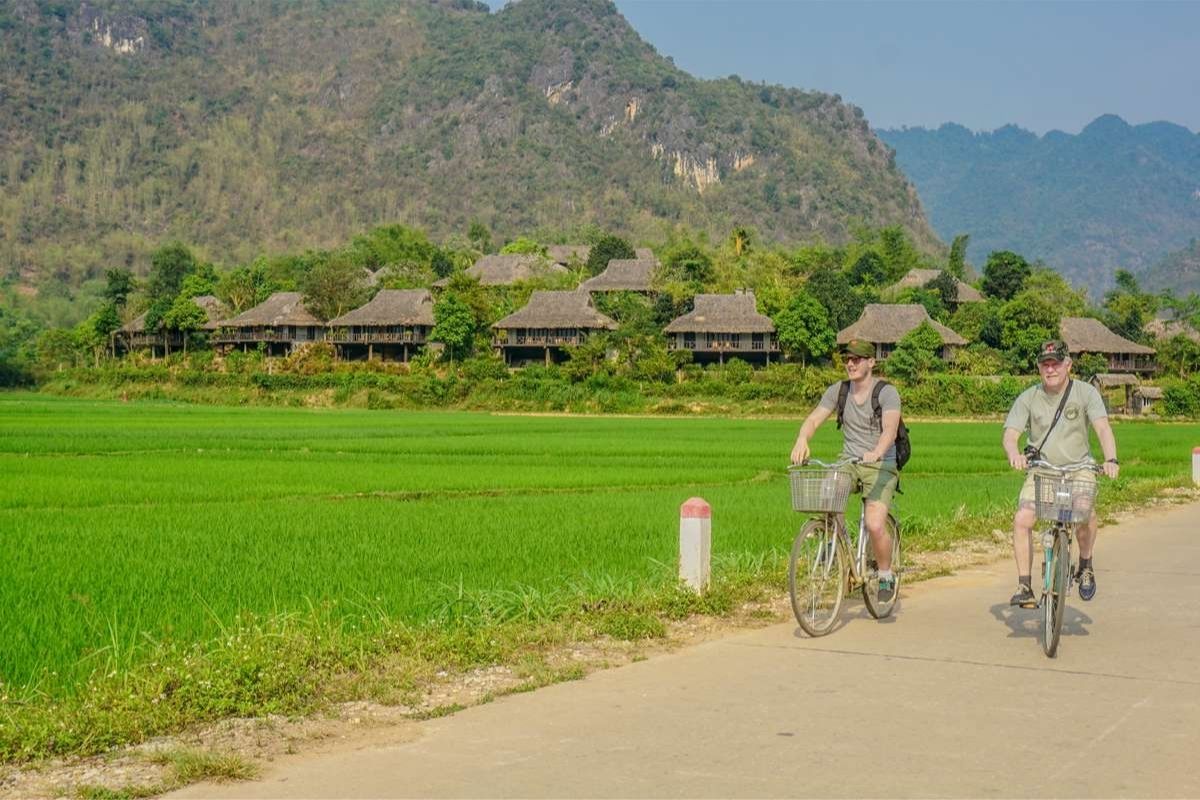 Cycle through the villages