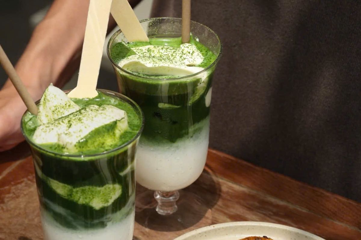 Matcha Desserts at Garden Kisses