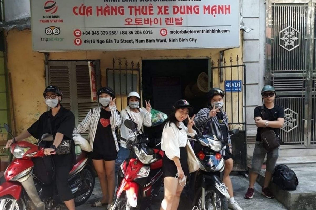 Explore Ninh Binh your way with a motorbike rental Ninh Binh with Dung Manh 