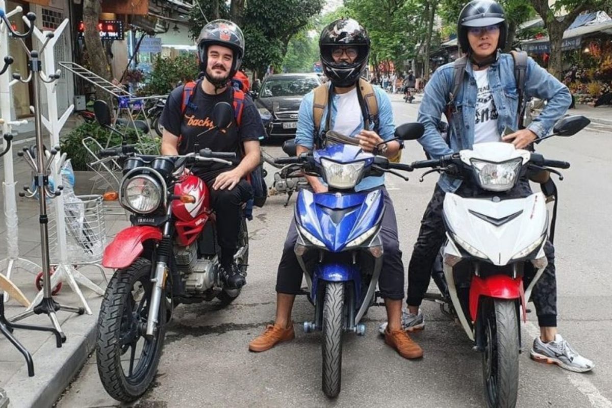 motorbike rental Ninh Binh with Duc Thang