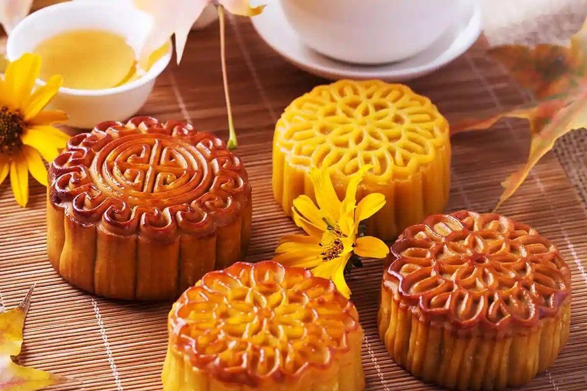 Vietnamese Mooncake in national dish of Vietnam