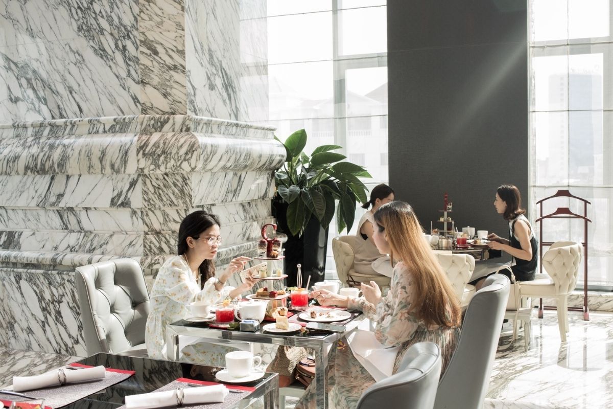 Cafe Cardinal at The Reverie Saigon is in the best afternoon tea Ho Chi Minh