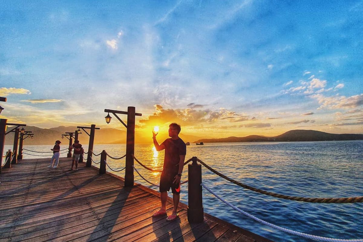 Sunset at Nha Trang Beach