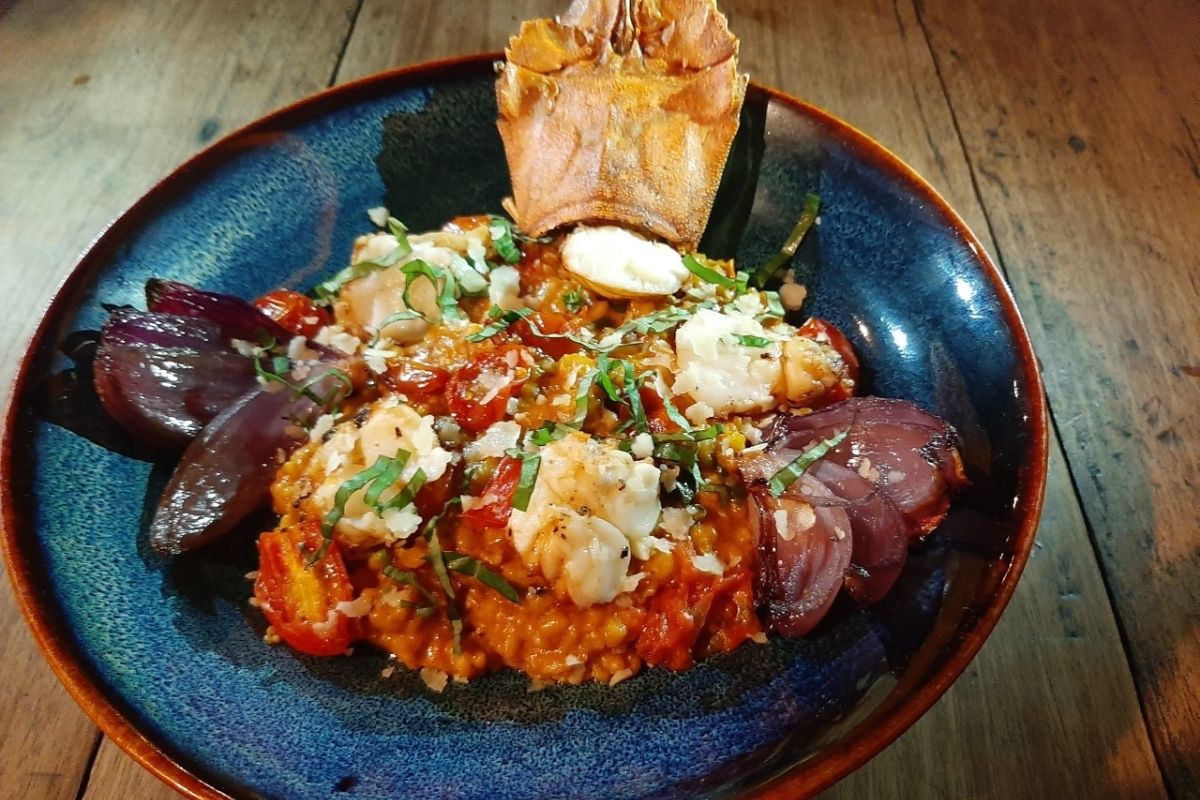 Lobster Tortellini with Fermented Black Bean Sauce