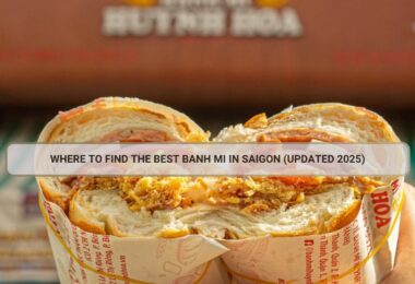 Discover the best banh mi in Saigon