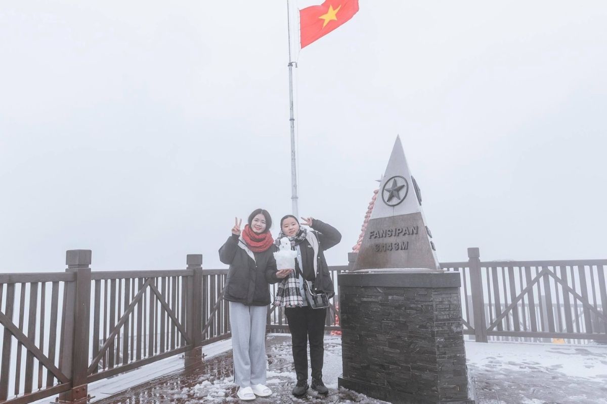 Witness Snowfall in Fansipan Mountain
