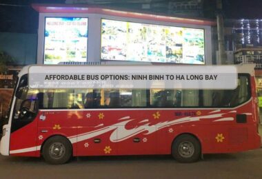 Bus From Ninh Binh To Ha Long Bay