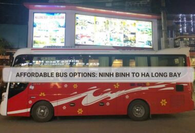 Bus From Ninh Binh To Ha Long Bay