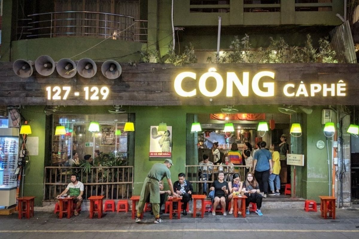 Discover the best Coconut Coffee Ho Chi Minh with Cong Ca Phe 