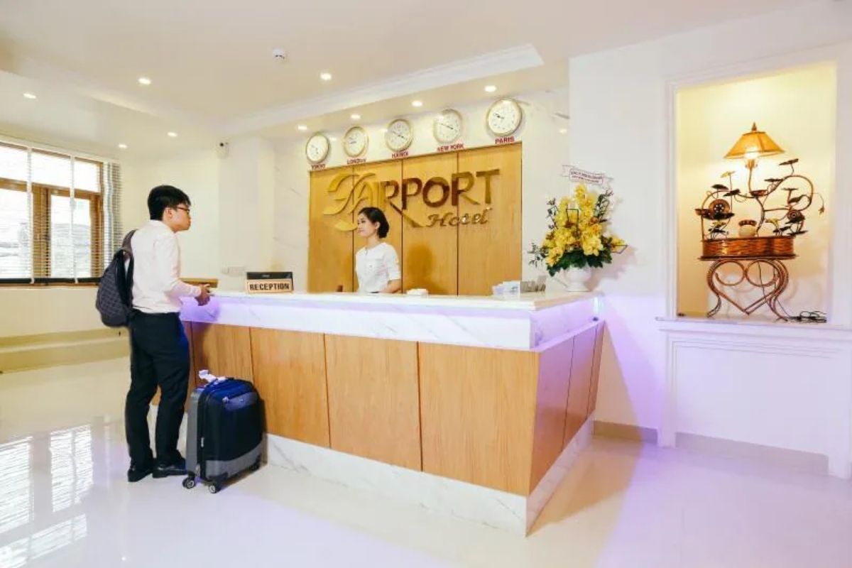 The Airport Hotel reception hall