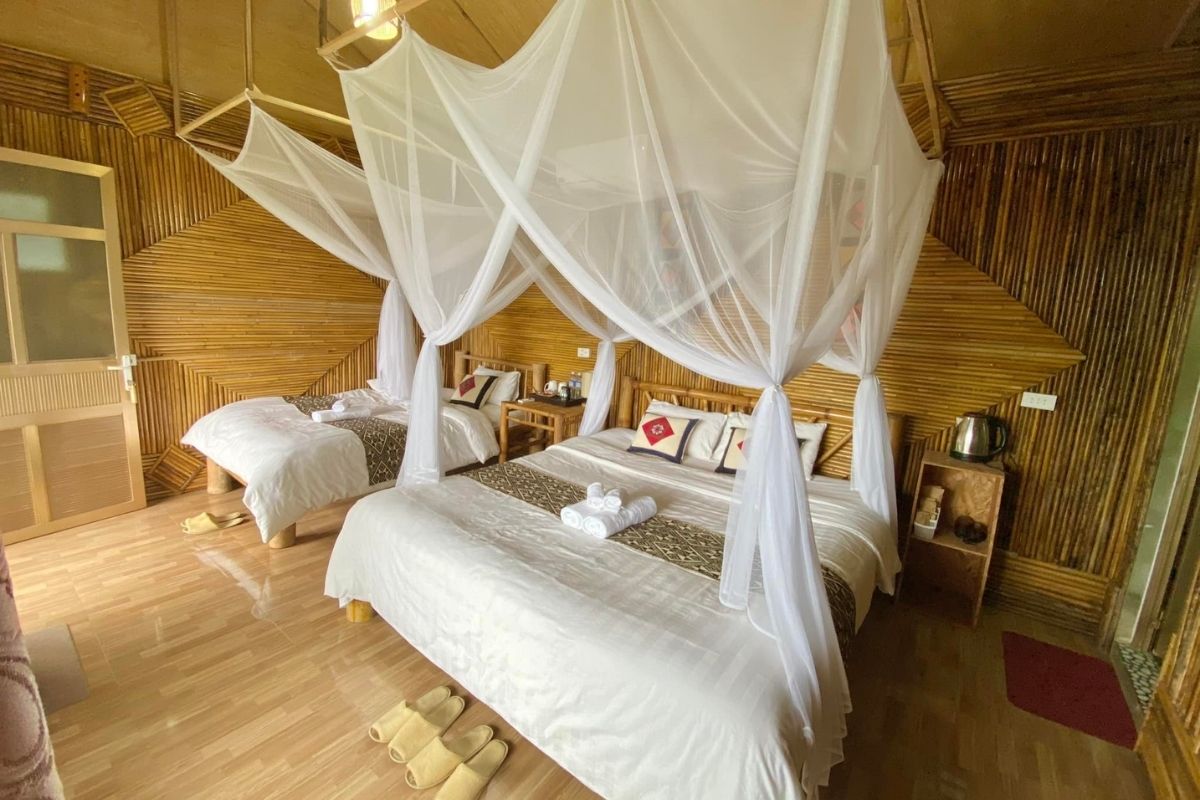 Dormitory Bed at Eco Homestay Mai Chau