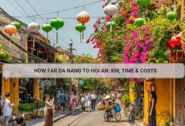 How far Da Nang to Hoi An