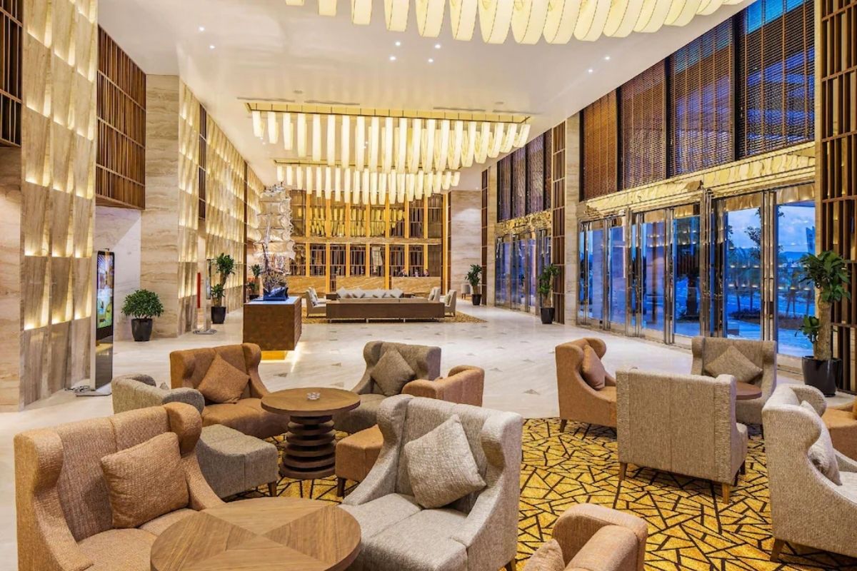 Elegant reception hall at Wyndham Legend