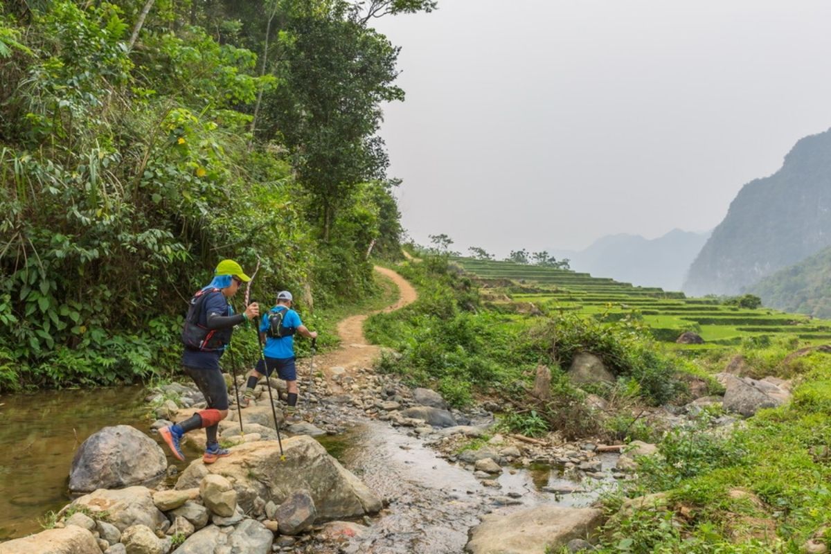 Trekking in Ban Don in Pu Luong in summer