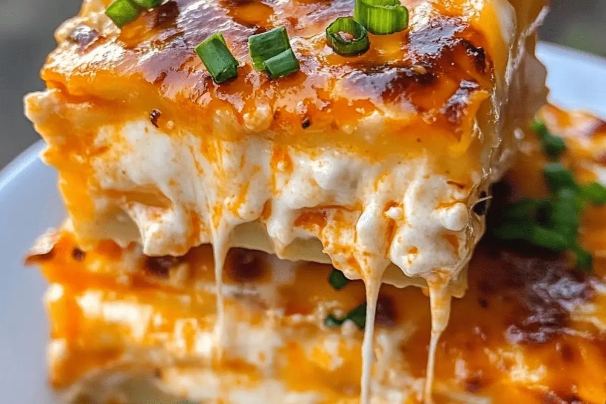 Buffalo Lasagna with Cheese in Viet Emotion Sapa Restaurant