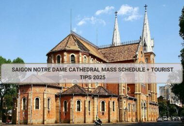 Saigon Notre Dame Cathedral Mass Schedule