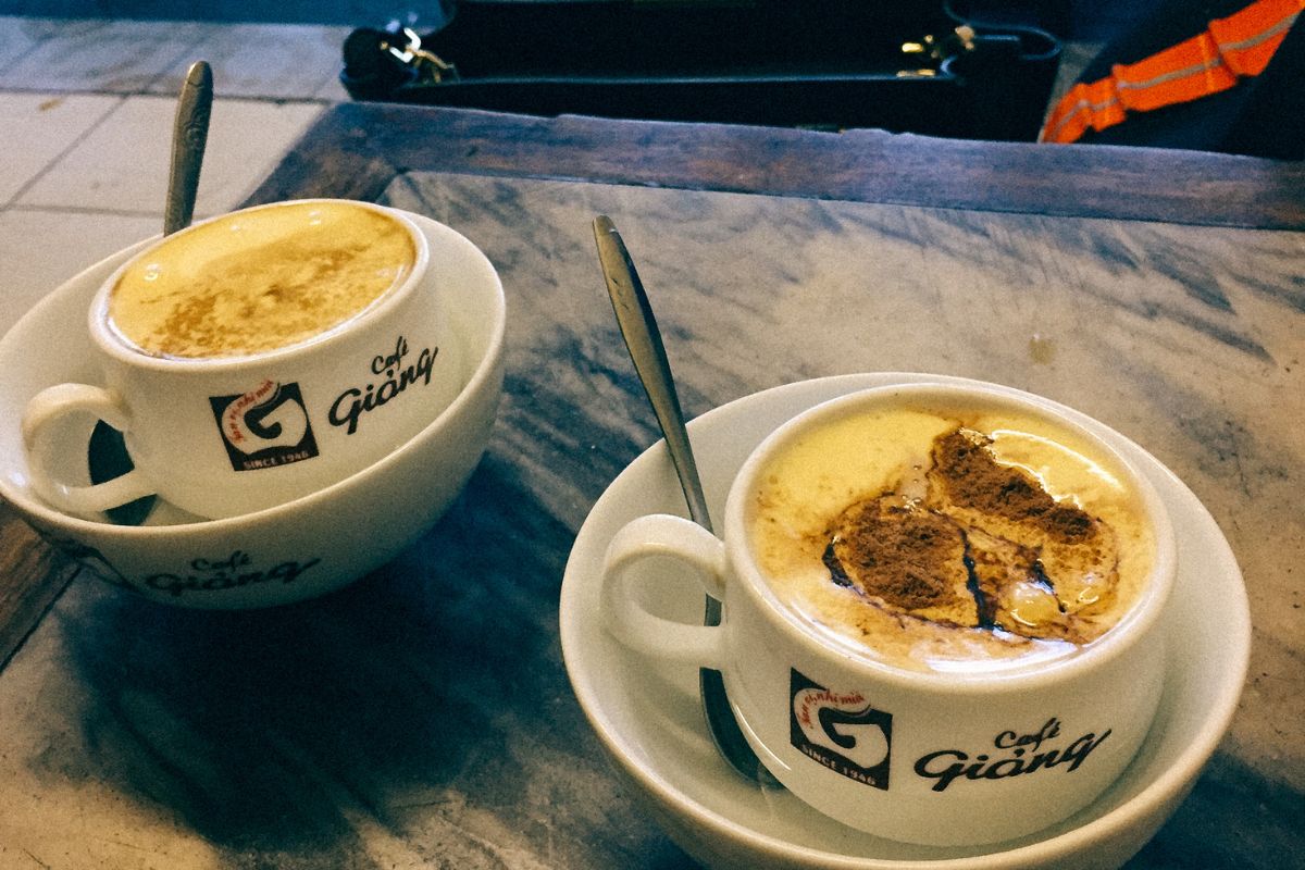 Ca Phe Trung at Giang Cafe