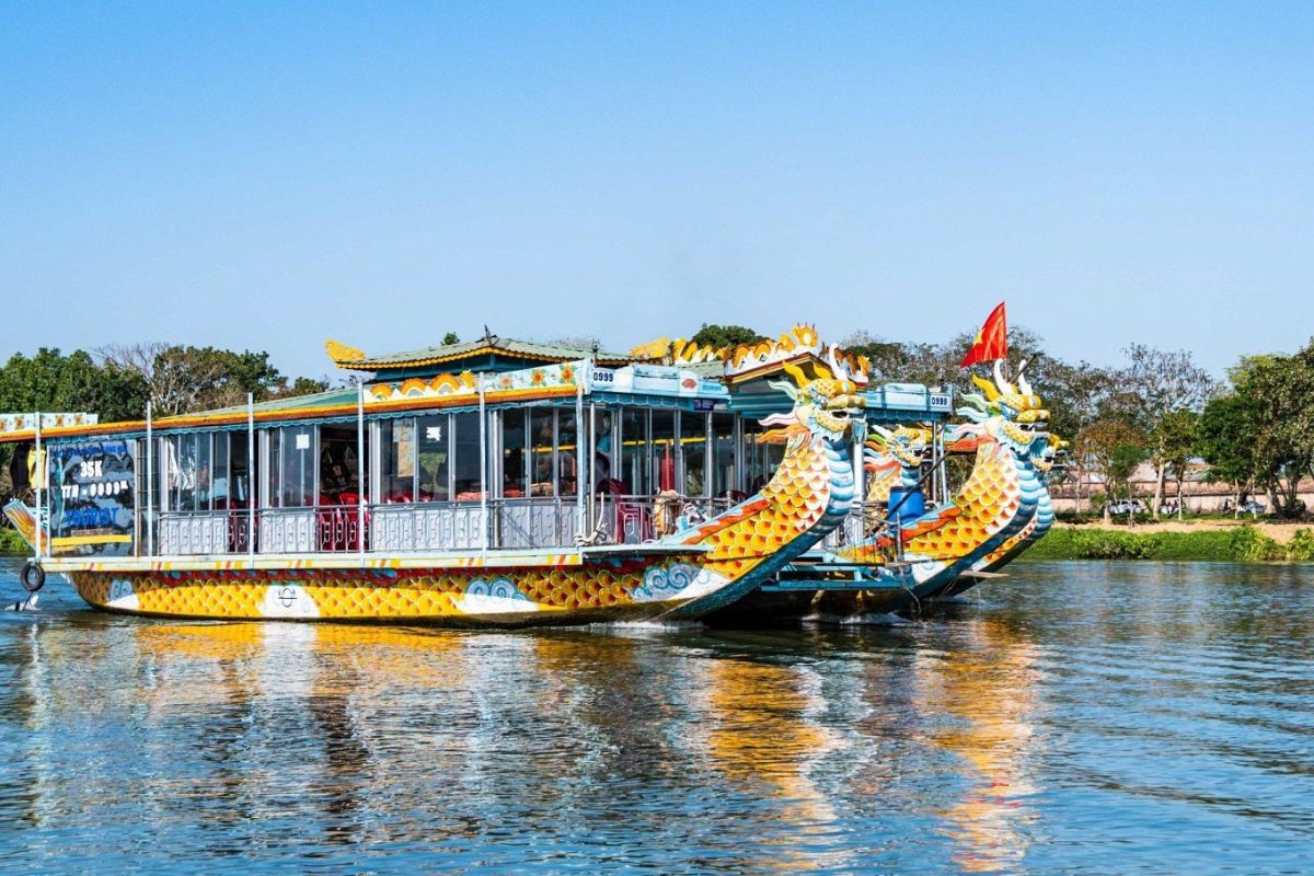 Dragon Boat Ride on the Perfume River