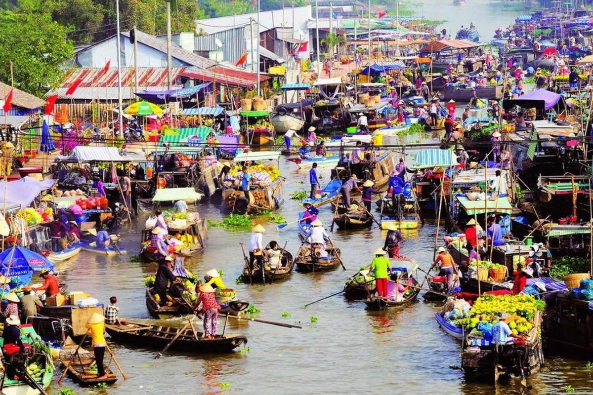 Cai Rang Floating Market