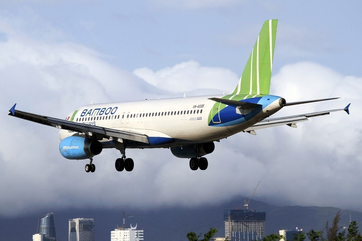 Bamboo Airways flight from Ha Giang to Da Nang