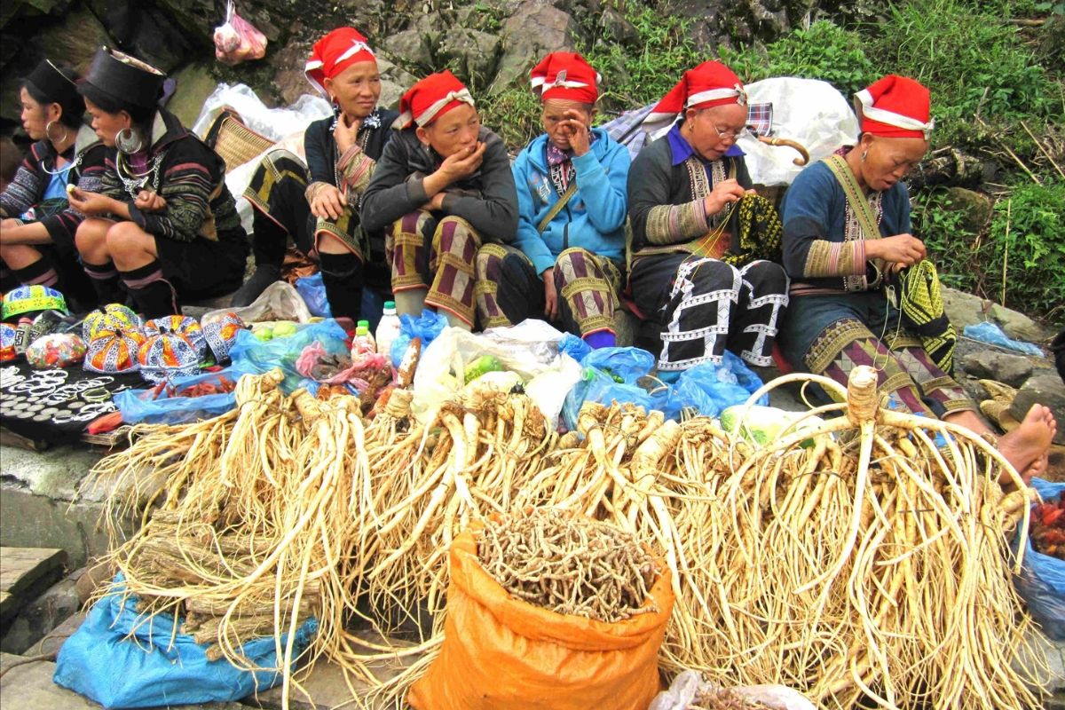 Colorful Local Market in Mu Cang Chai