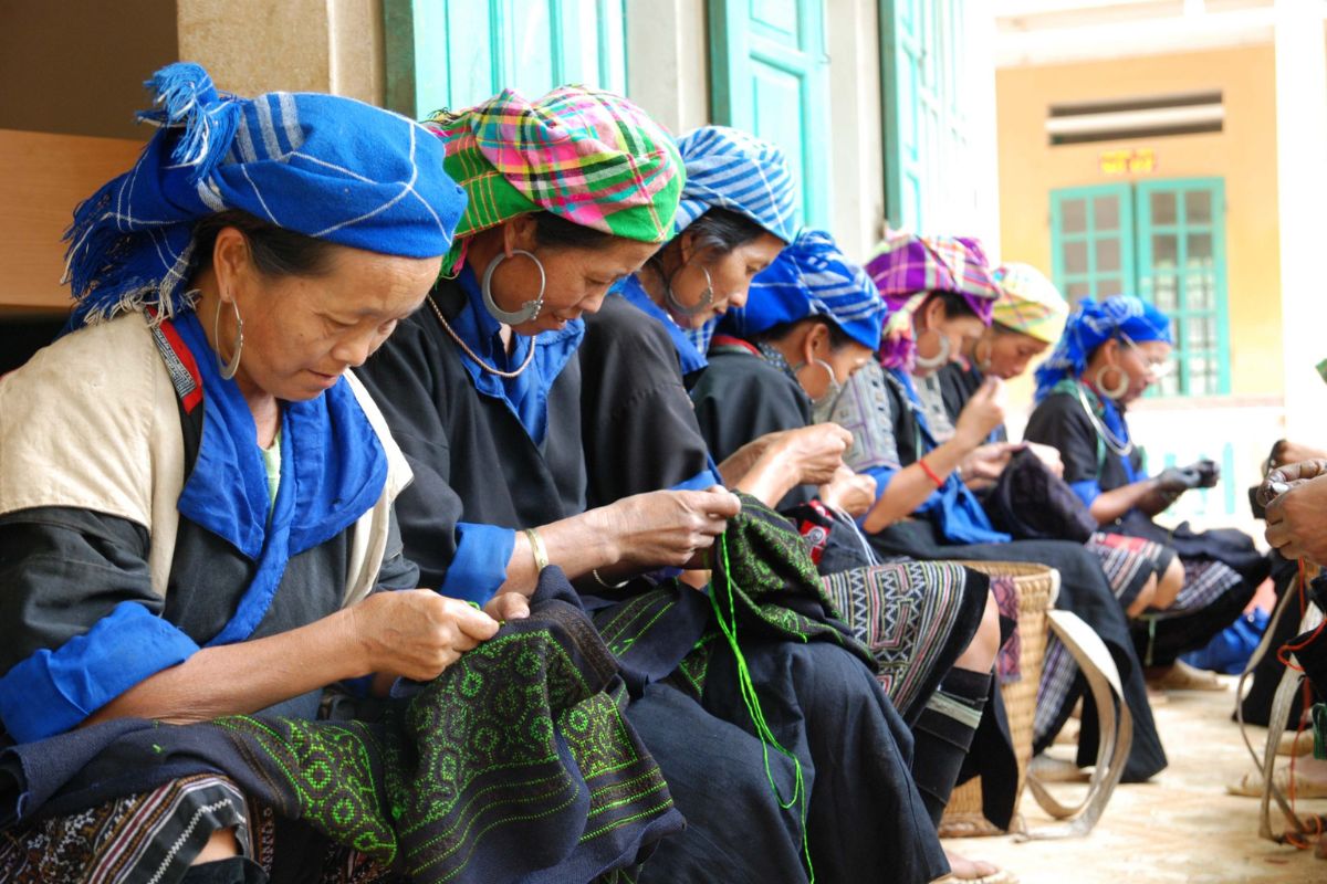 Traditional Embroidery Craft in Mu Cang