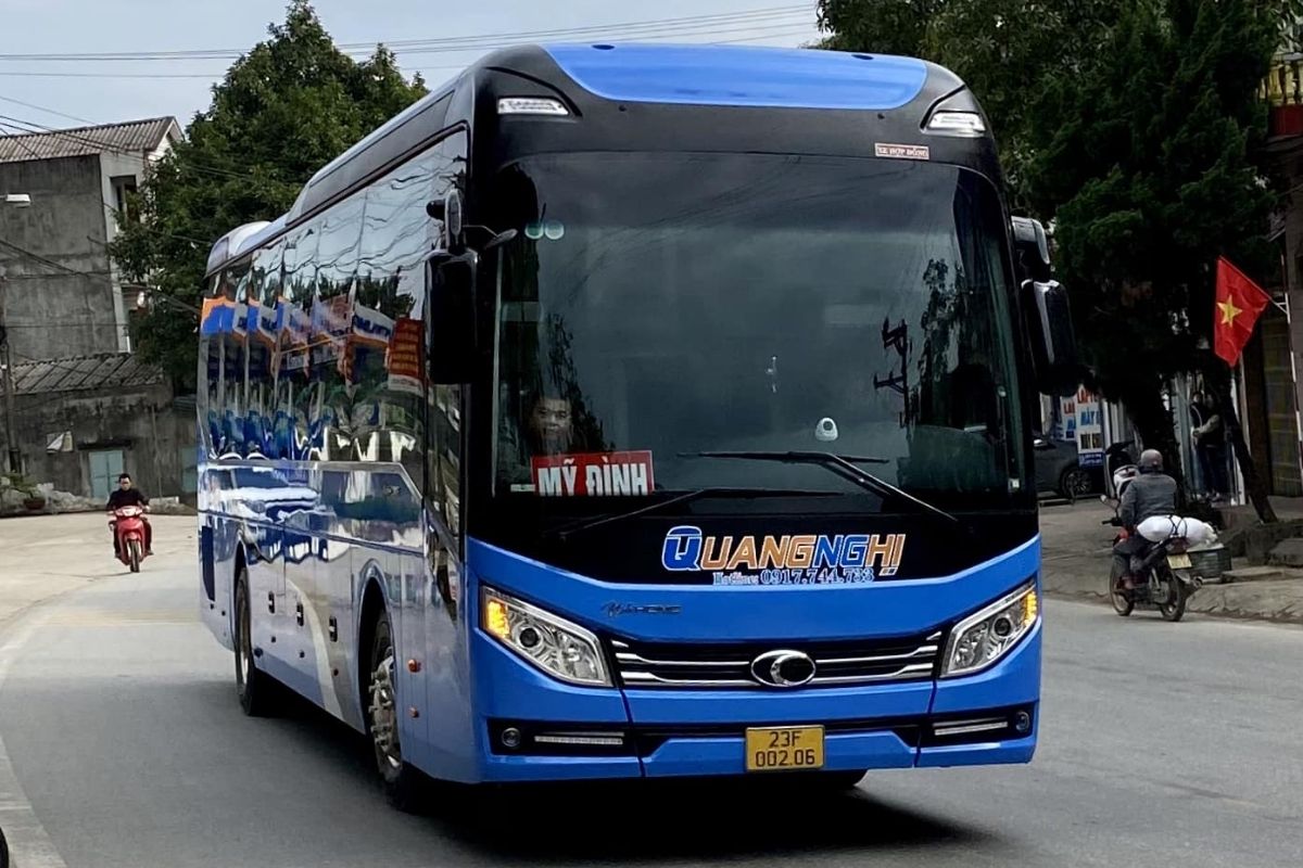 Quang Nghi bus from Hanoi to Ha Giang.