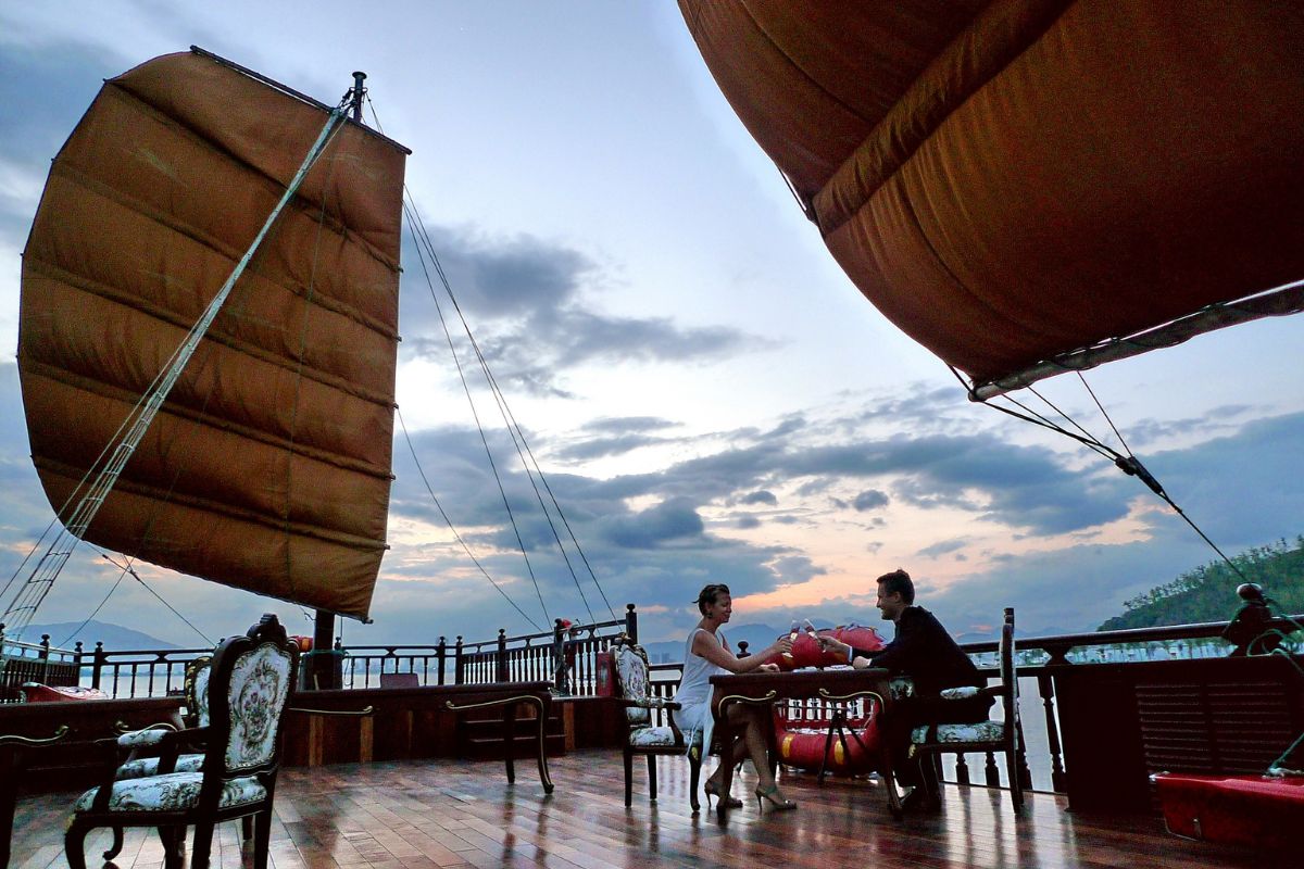 Champagne sparkles over Phu Quoc sunset