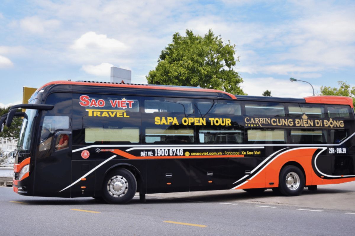 Sao Viet Bus Sapa to Hanoi