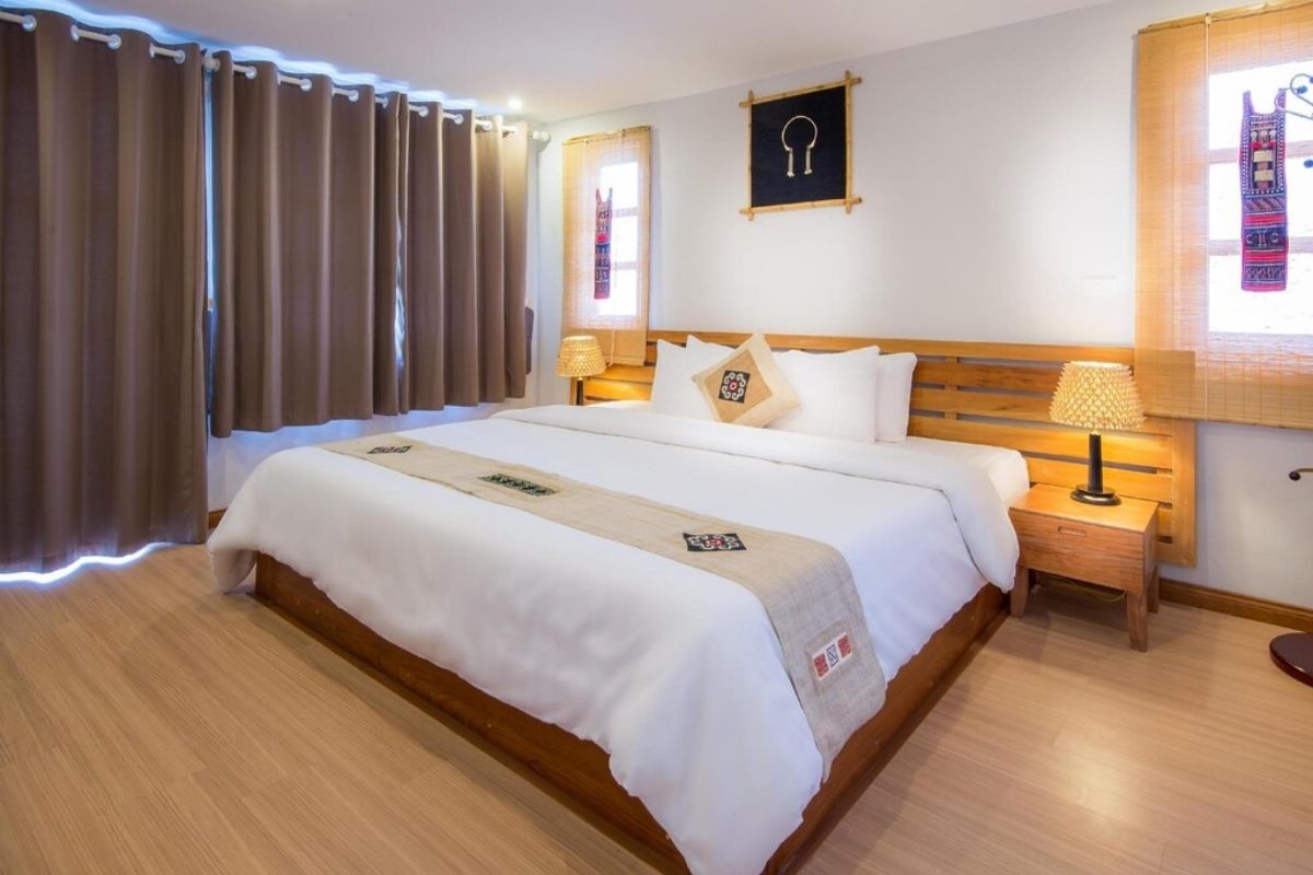 Deluxe Garden View Room at Sapa Sunny Mountain Hotel 