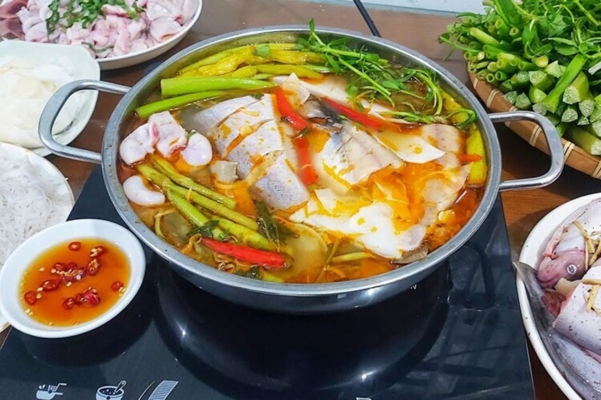 Snakehead Fish Hotpot at Restaurant 45 