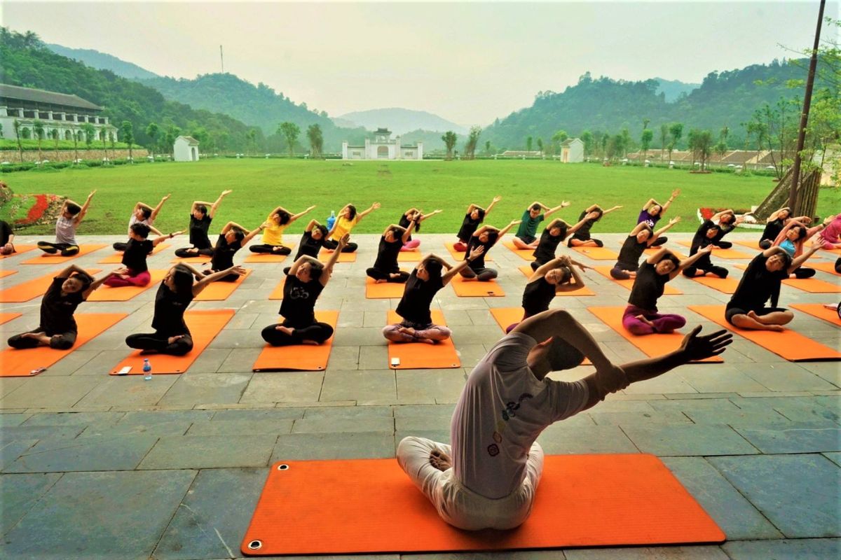 Yoga at Yen Tu Legacy Hotel