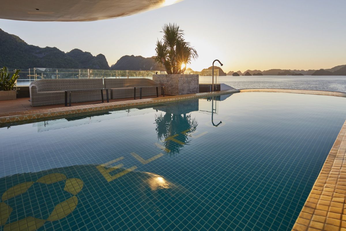 Gold-Plated Infinity Pool