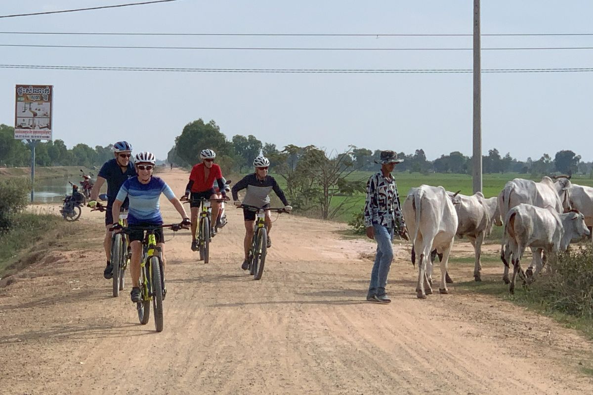Pedal Onward Through Village Roads