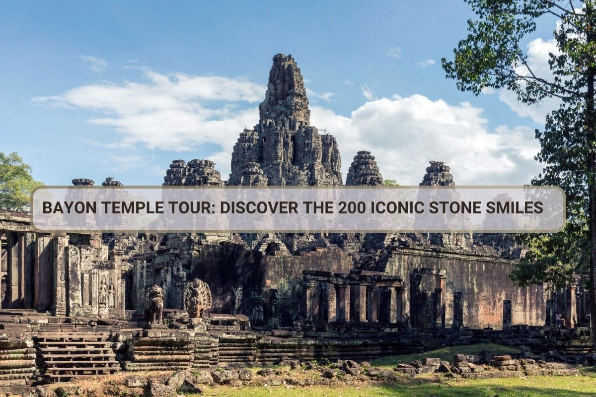 Smile Face Stone at Bayon Temple in Angkor Thom Siem Reap Cambodia Stock Photo - Image of famous