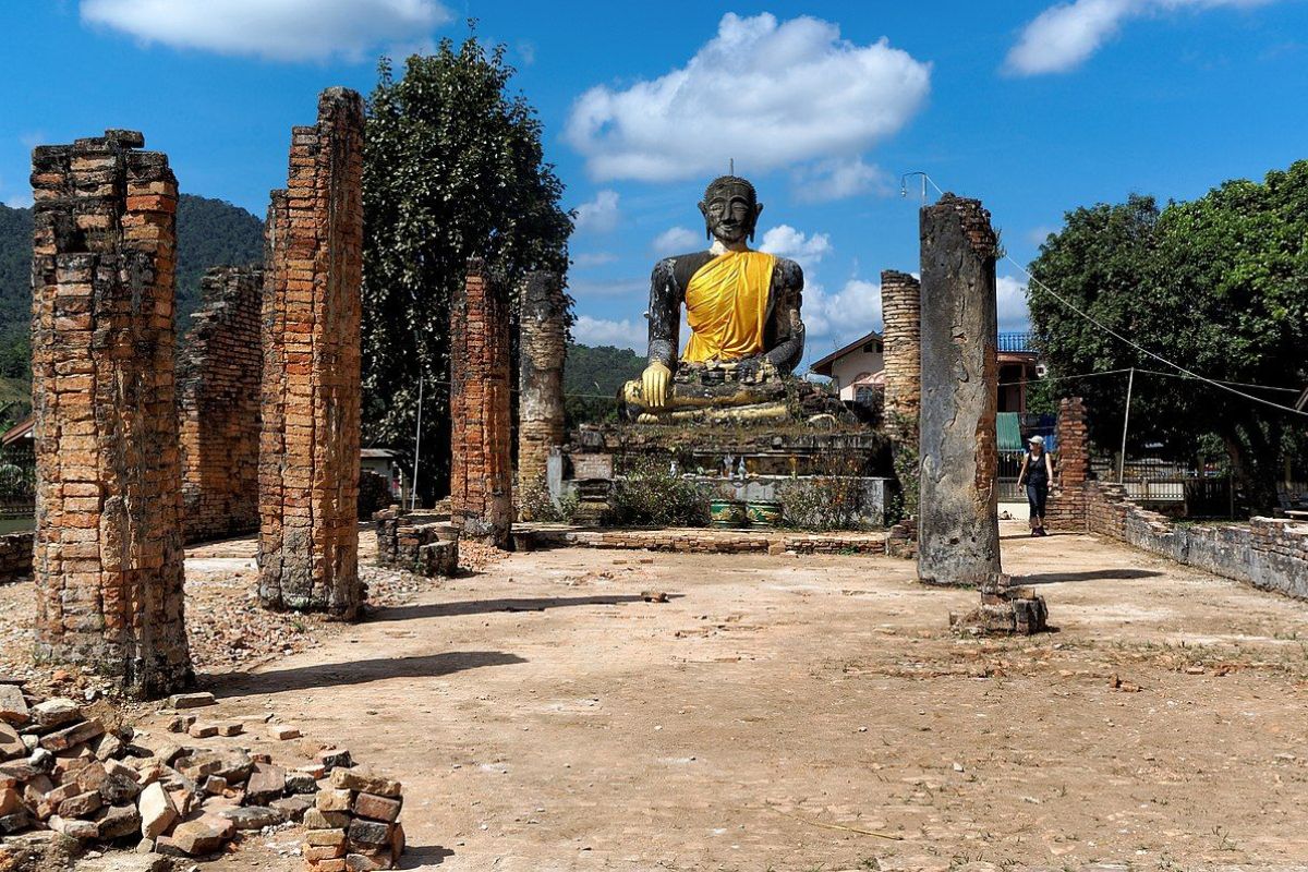 Ruins Of Wat Phia Wat