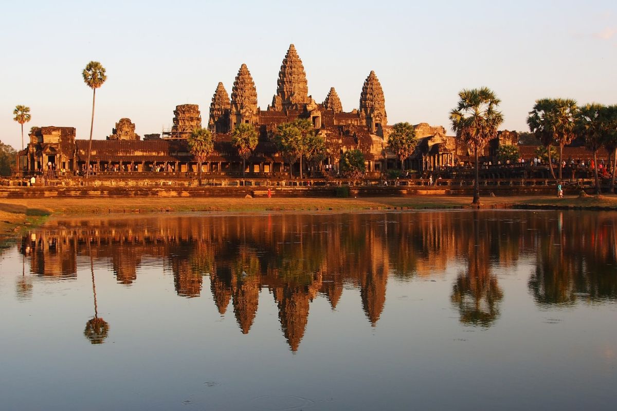 Sunset Charm at Angkor Wat