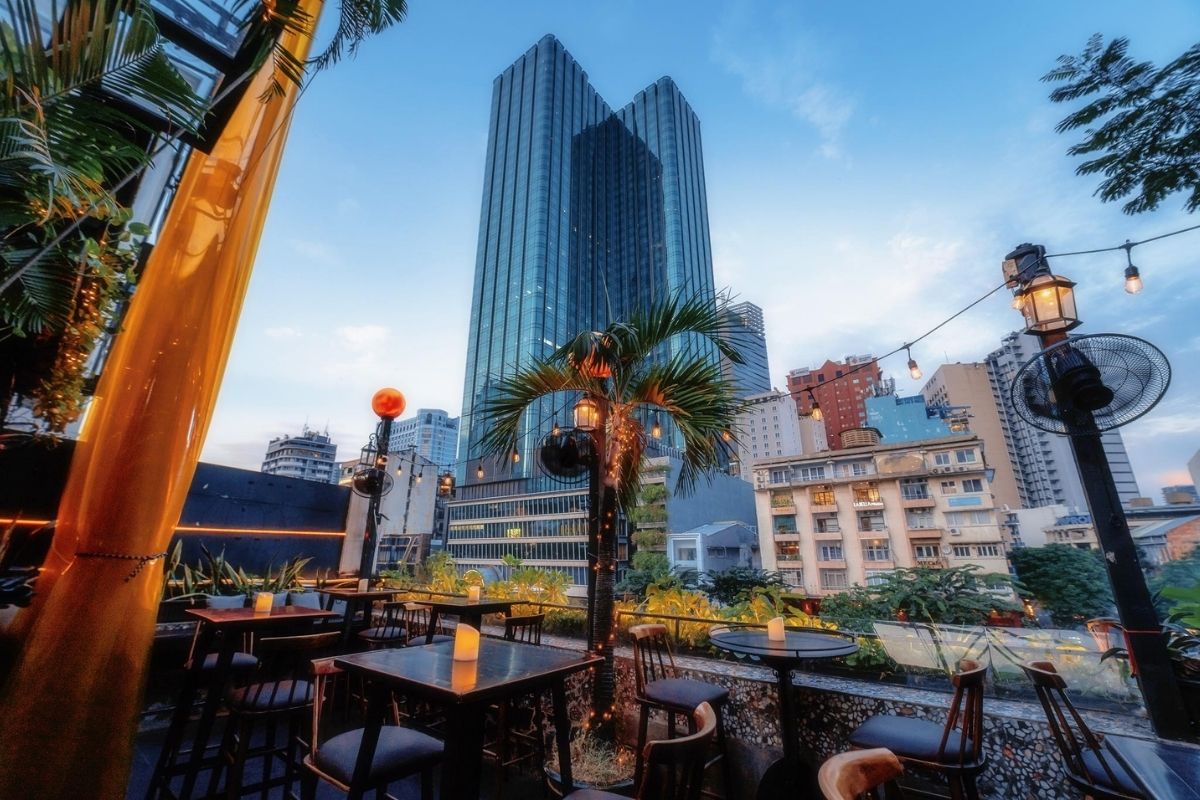 Top Rooftop (3rd floor) at Broma Bar Ho Chi Minh